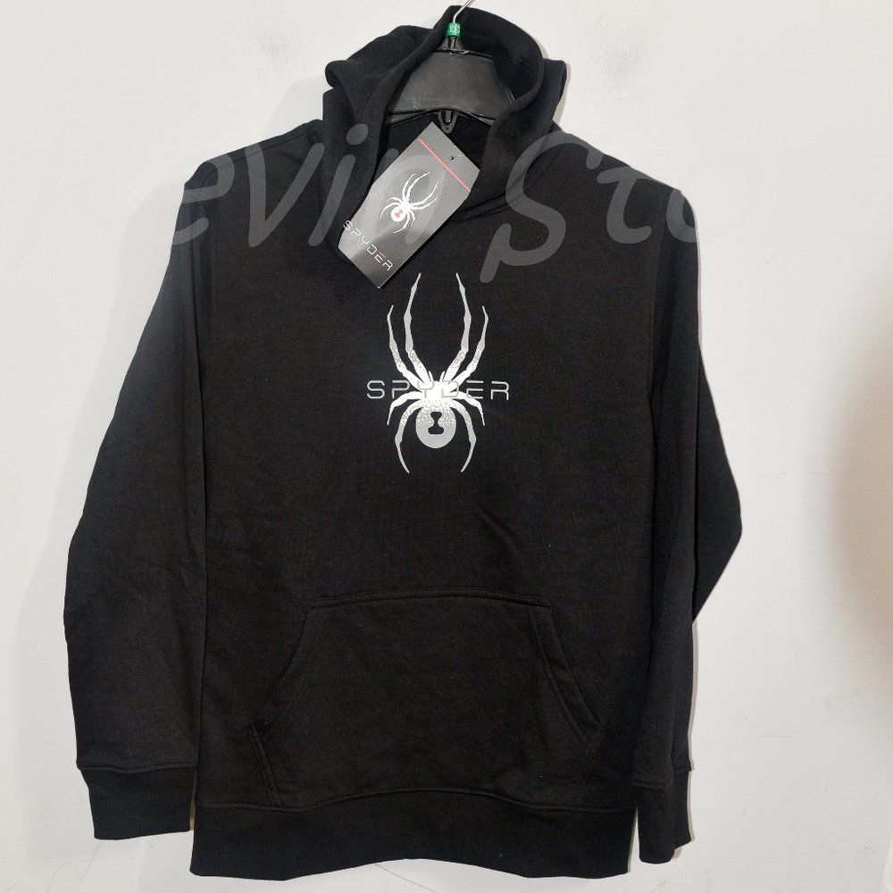 Spyder boys youth hoodie Black - Picture 1 of 8